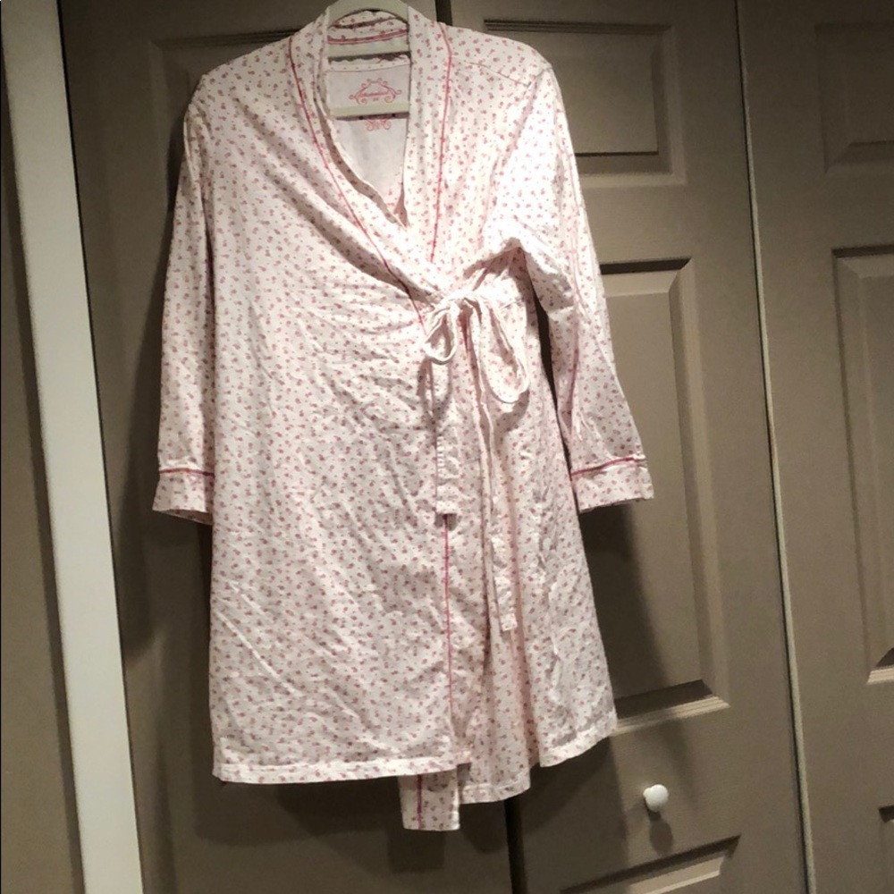 2 piece maternity  night gown and robe set